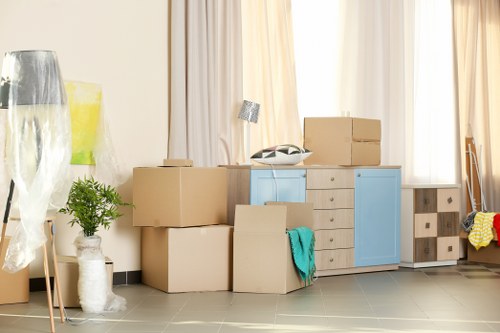 Bulky furniture removal in a Streatham residential street
