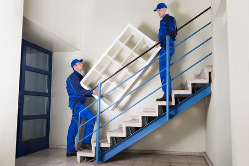 Removals team handling house move logistics in Streatham
