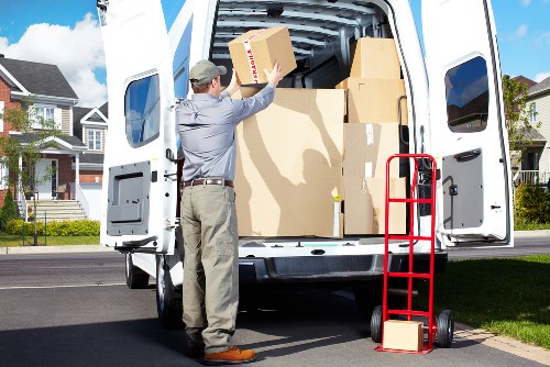 Moving truck used for a local Streatham home or business move