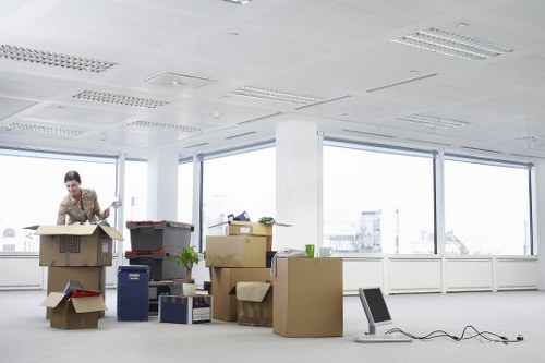 Commercial man and van removals for a business move in Streatham