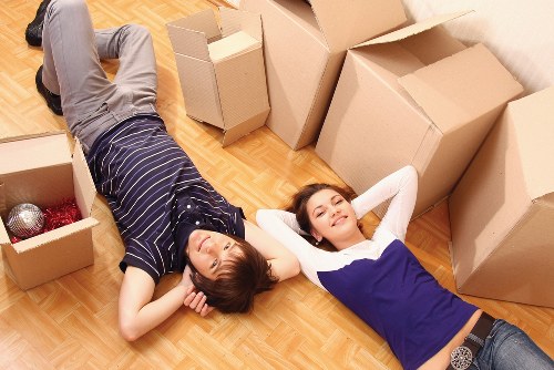 Local Streatham moving service loading furniture carefully