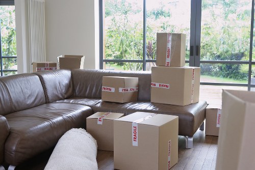 Careful furniture moving through a Streatham residential street