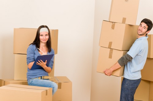 Loading furniture for a removal job in Streatham with local access considerations